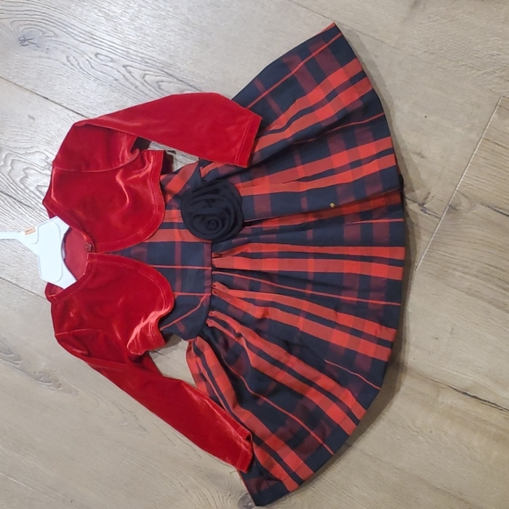 Plaid Cherokee Christmas Dress‎